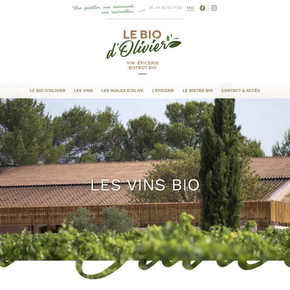 Site Bio d'Olivier